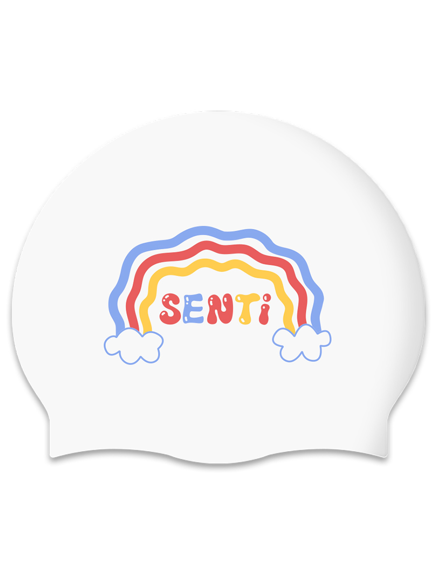 [SC-2372] 키치 레인보우 실리콘 游泳帽