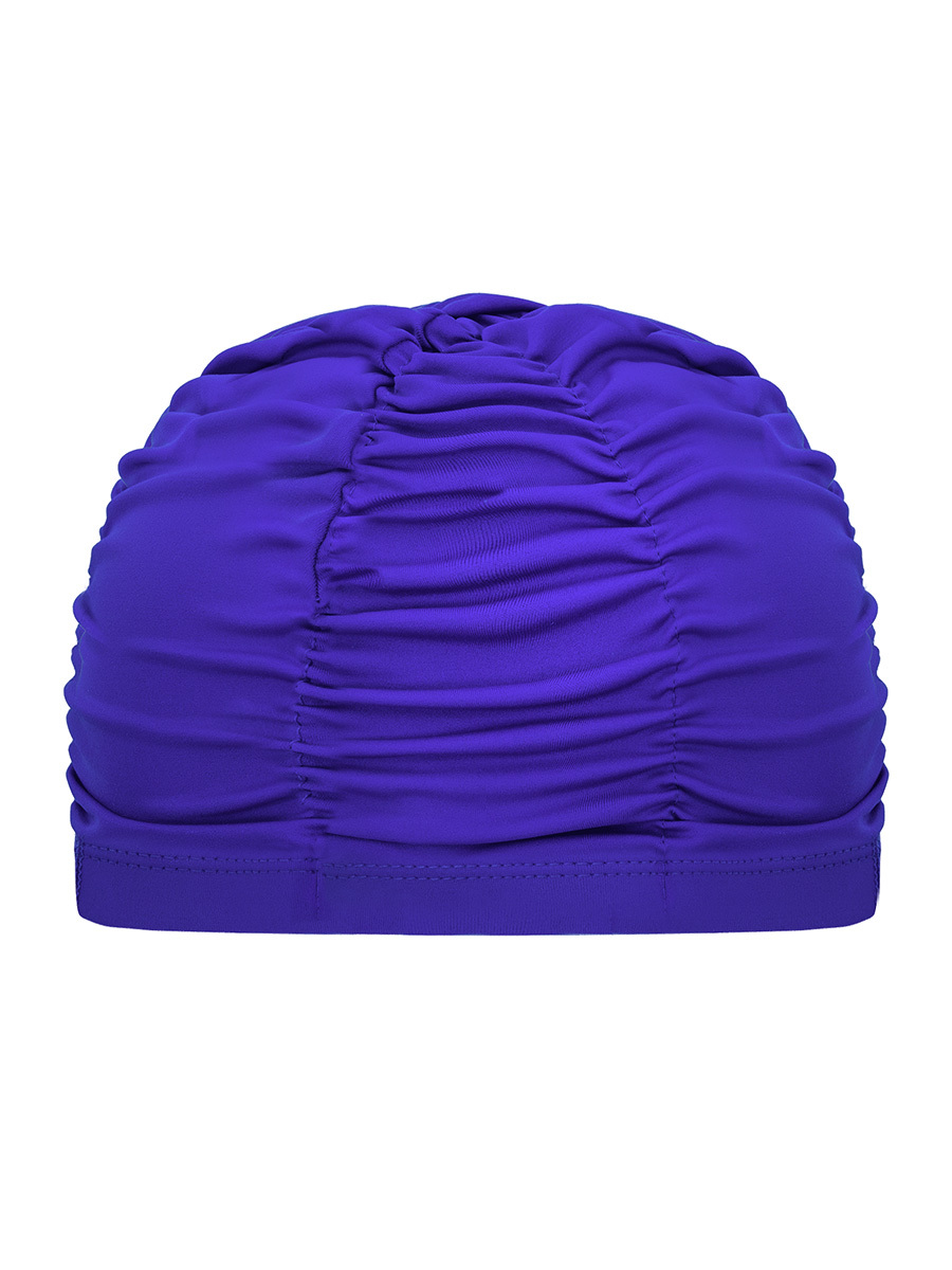 [SC-W804] 褶皱游泳帽紫色