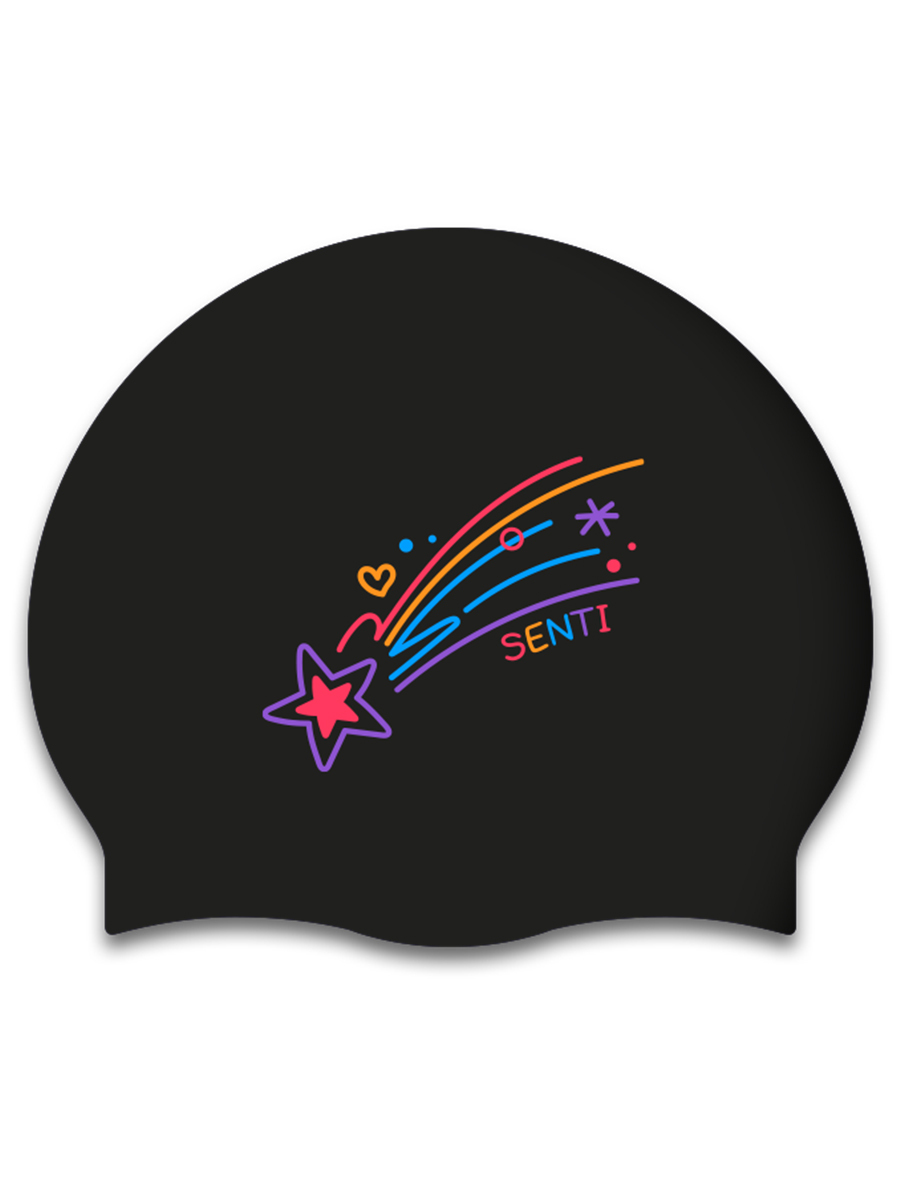 [SC-2459] 슈팅스타 BK 실리콘 游泳帽